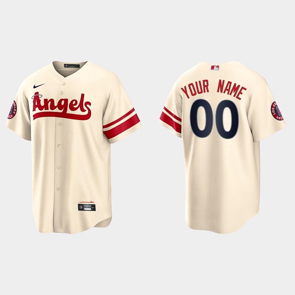 Youth Los Angeles Angels Active Player Custom 2022 Cream City Connect Cool Base Stitched Jersey